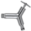 Design Chrom-Auslaufhahn 3/4