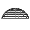 Gitterrost halbrund DN: 50 cm